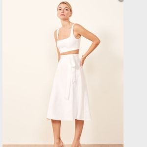 Reformation Molto White Linen (TOP ONLY)